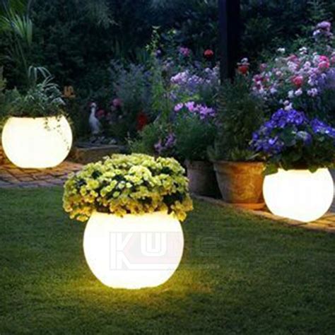 Light Pots Garden Pots Illuminated Planter Glow at Night - China Pot ...