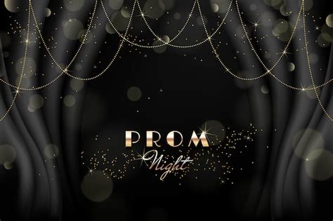 Premium Vector | Realistic prom background