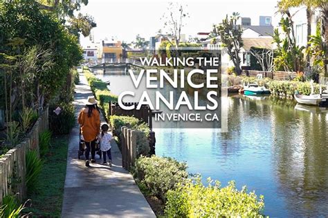 Walking The Venice Canals In Venice, CA