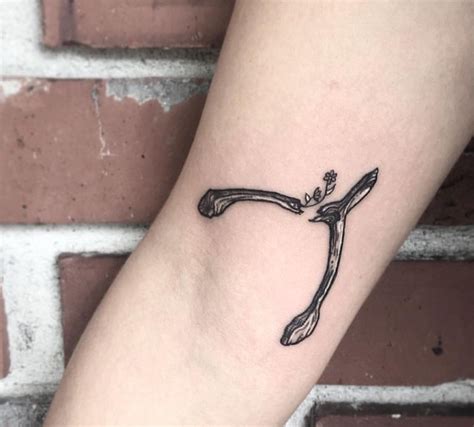 Wishbone tattoo by katytheladyy at #built4speedtattoo | Wishbone tattoo ...