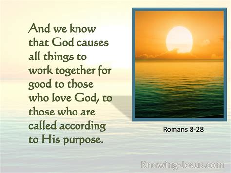 What Does Romans 8:28 Mean?