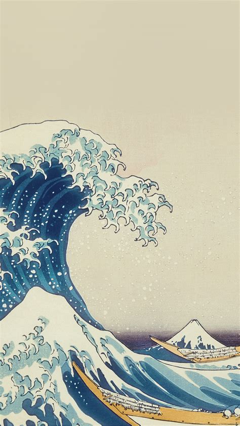 PAPERS.co | iPhone wallpaper | as11-wave-art-hokusai-painting-classic ...