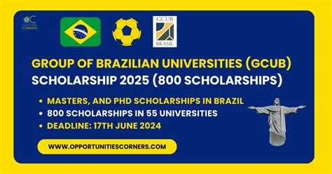 Group of Brazilian Universities (GCUB) Scholarship 2025 (800 Scholarships)