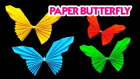 Cara Membuat Origami Kupu-Kupu | Butterfly Origami Tutorial | Paper Craft - YouTube