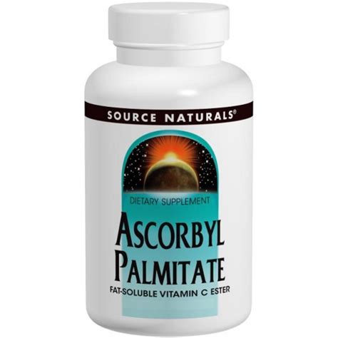 Ascorbyl Palmitate 500mg, 90 Capsules - Source Naturals - YourHealthBasket