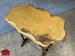 Wood Side Table - 777 Auction Company