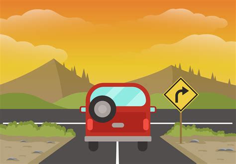 Road Trip Background Illustration - Download Free Vectors, Clipart Graphics & Vector Art