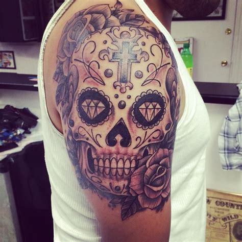 Skull Tattoo El Dia De Los Muertos - alyshaconroy