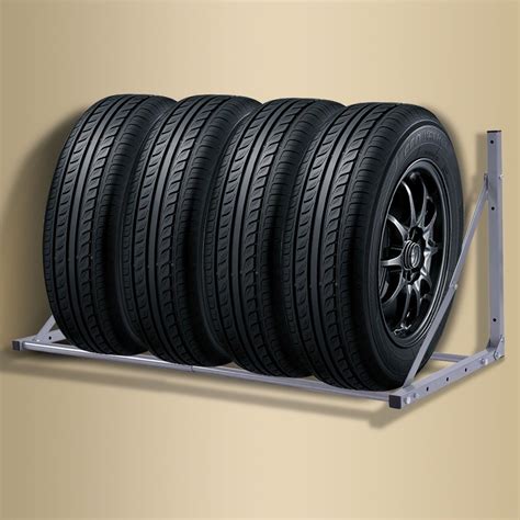 PROSPERLY U.S.Product Folding Tire Wheel Rack Storage Holder Heavy Duty ...