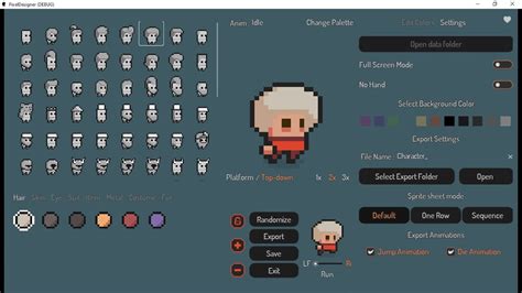 Pixel Character Creator V1.1 - YouTube