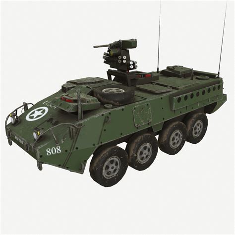 Stryker icv vehicle infantry 3D - TurboSquid 1507757