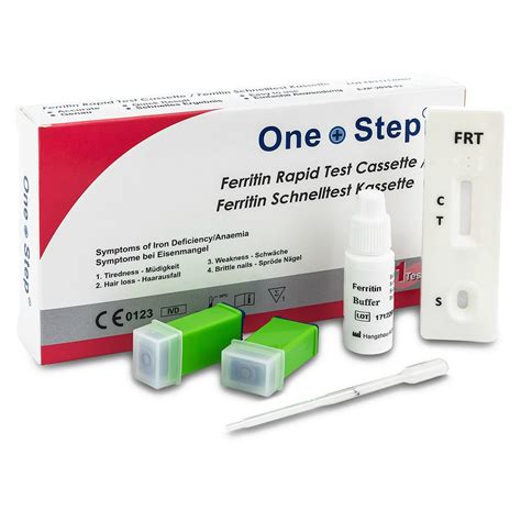 Iron Ferritin Deficiency Tests | Anaemia Testing | 1 Test Kit (Copy) - CyBay