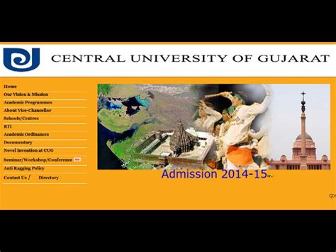 Central University of Gujarat offers PG courses admission 2014 - Careerindia