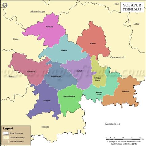 Pune District Map Taluka Wise