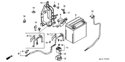 ST1100 Parts Fiche - Battery - ST1100AW