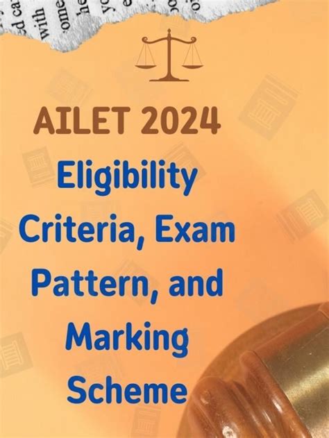 AILET 2024 Eligibility Criteria, Exam Pattern, and Marking Scheme – Formfees