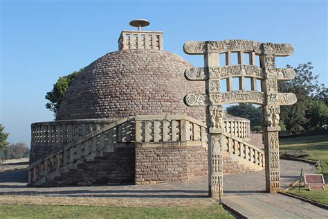 The most important of all the Sanchi monuments is the Sanchi Stupa ...