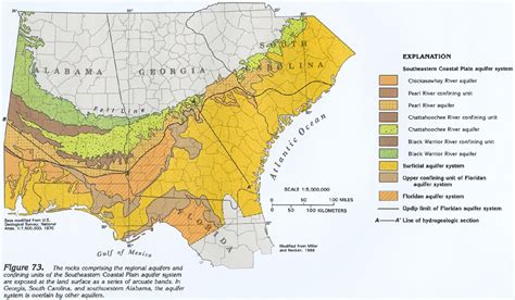 Gulf Atlantic Coastal Plain Map