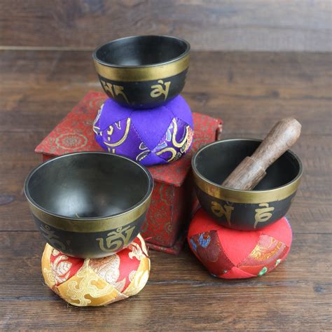 Gift Set of 3 Singing Bowls - DharmaShop