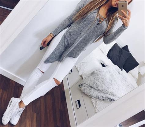 fashion, nike, and white image New Outfits, Cute Outfits, Fashion ...