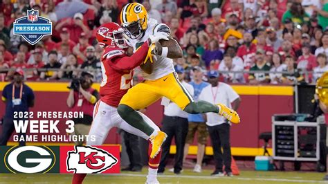 Green Bay Packers vs. Kansas City Chiefs Highlights | 2022 Preseason ...