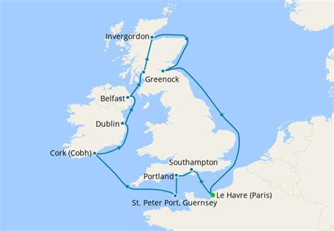 British Isles & Northern European Passage from Copenhagen, Princess Cruises, 3rd September 2023 ...