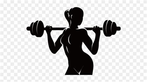 a woman holding a barbell in her hands