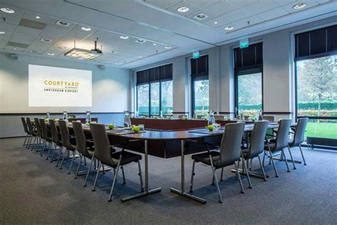 Book Meeting Room 4 at Courtyard by Marriott Amsterdam Airport. A hoofddorp Venue for Hire – HeadBox