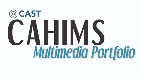 CAHIMS Multimedia Portfolio - YouTube