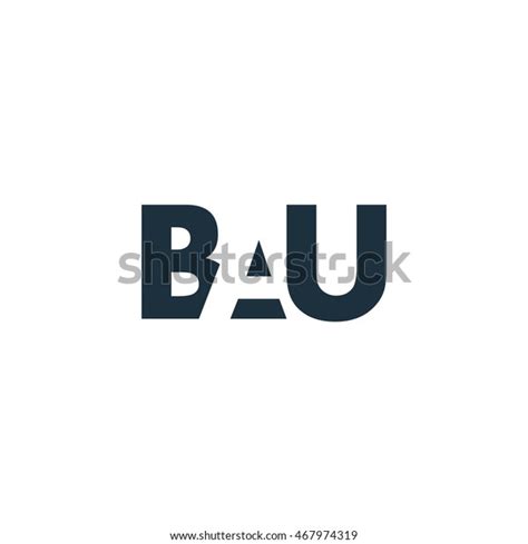 Bau Logo Vector Graphic Branding Letter Stock Vector (Royalty Free ...