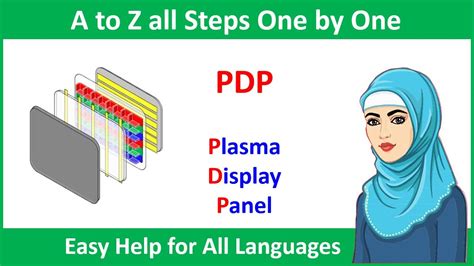 Plasma Display Panel Screen Displays PDP How Does a Plasma TV Work (This Example is Not 100% ...