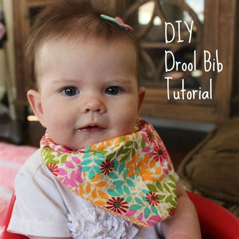 DIY Baby Drool Bib | Baby drool bibs, Diy baby stuff, Drooling baby