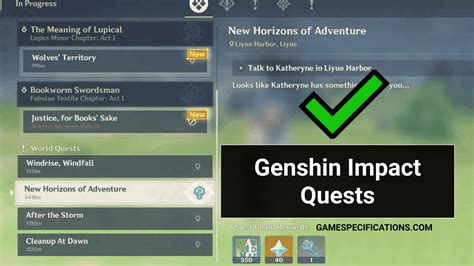 All Genshin Impact Quests List Along With Their Accurate Locations ...