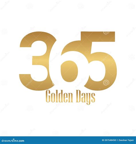 369 Golden Days Lettertype Corporate Logo Design Vector Illustration | CartoonDealer.com #207387036