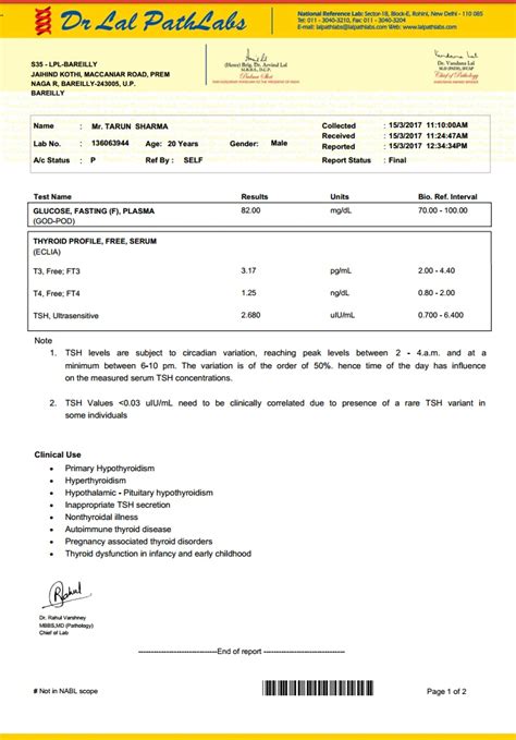 Dr Lal Path Lab Online Reports - Account Options