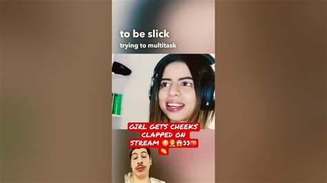 GIRL GETS CHEEKS CLAPPED ON STREAM 😳🤦😱👀🍑👏 #cheeks #clap #shorts #jidion #pokimane - YouTube