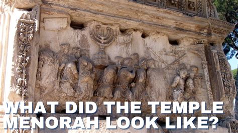 WHAT DID THE TEMPLE MENORAH LOOK LIKE? (VIDEO) - Rabbi Pini Dunner