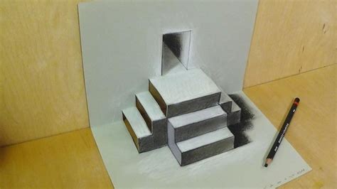 50 Beautiful 3D Drawings - Easy 3D Pencil drawings and Art works