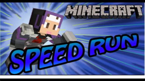 SpeedRun [1:19] Minecraft - YouTube