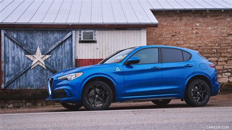 Alfa Romeo Stelvio Quadrifoglio | 2018MY (Color: Misano Blue) | Side