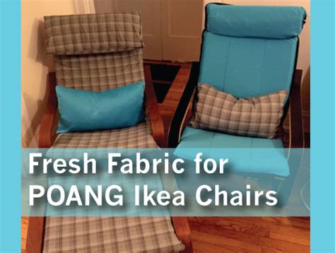 My Grandmother's Bernina: Fresh Fabric for POANG Ikea Chairs