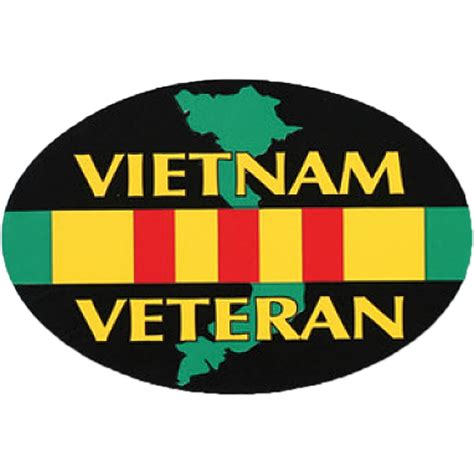 Mitchell Proffitt Vietnam Veteran Vietnam Campaign Ribbon Oval Magnet | Logo Gear | Food & Gifts ...