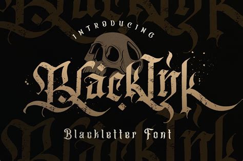 Blackink - Blackletter Font – Dirtyline Studio