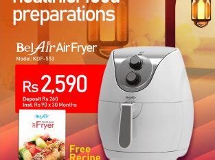 J Kalachand & Co Ltd - BelAir Air Fryer Rs 2,590 | Best Daily Black ...