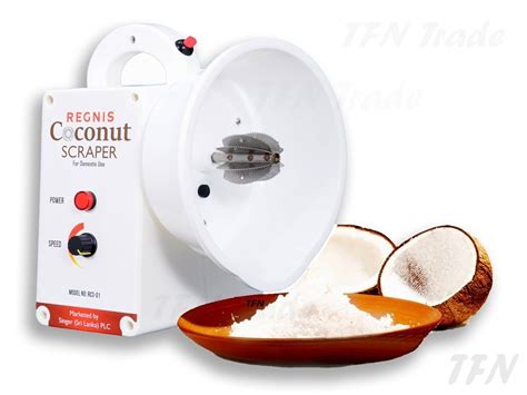 Regnis Lakro (Sri Lanka) Electric Coconut Grater Scraper Shredder Shipping to USA 3-5 Days Only ...