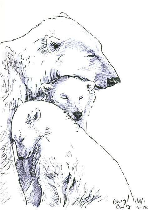 bear sketches | Polar Bear sketch by silvercrossfox on deviantART ...