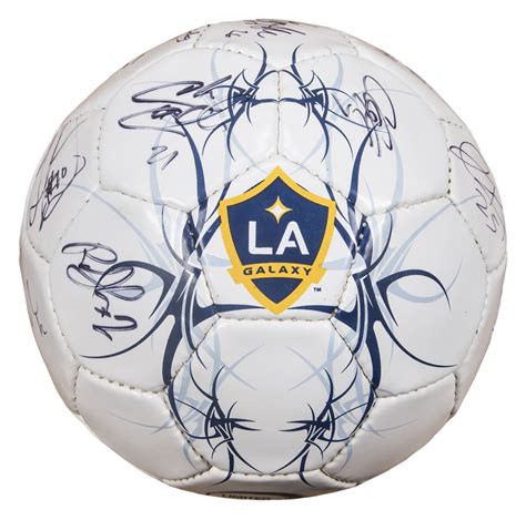 Lot Detail - 2007-08 LA Galaxy Team Signed Soccer Ball Including David ...