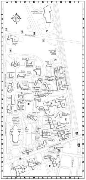 Catholic University of America Campus Map - 620 Michigan Ave NE Washington DC • mappery