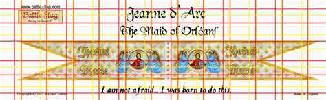 New 28mm Joan of Arc Banner from Battle Flag |Battle Flag