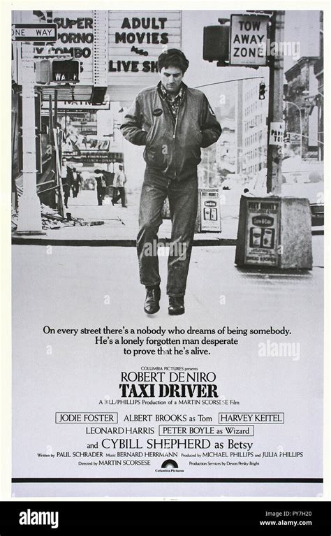 Taxi Driver - Original Movie Poster Stock Photo - Alamy